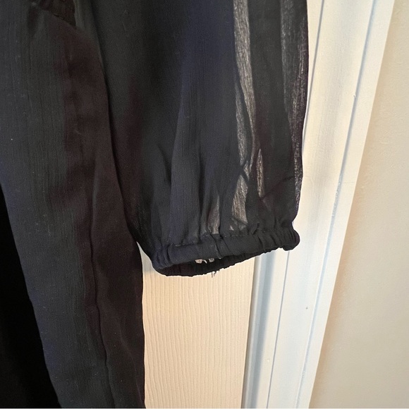 Jessica Simpson Beaded Sheer Sleeve Dress - Picture 4 of 4